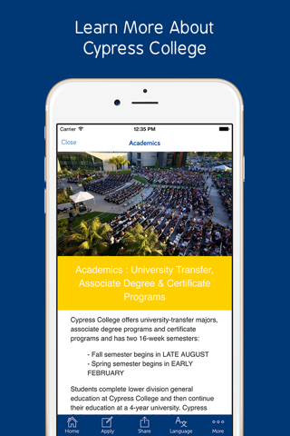 Cypress College - Prospective International Students App screenshot 3