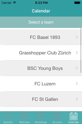 InfoLeague - Information for Swiss Super League - Matches, Results, Standings and more screenshot 3