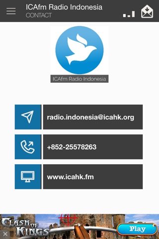 ICAfm Radio Indonesia screenshot 3