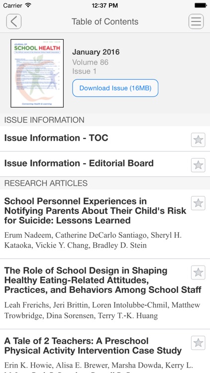 Journal of School Health screenshot-3