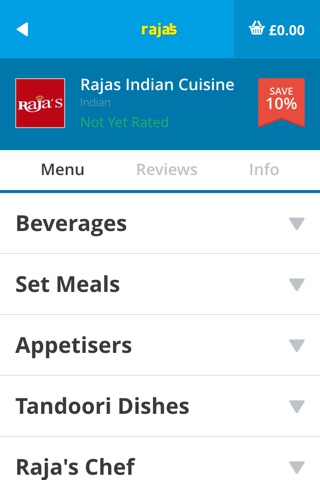 Rajas Indian Cuisine screenshot 3