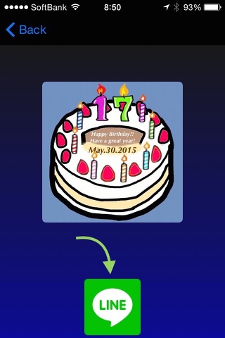 eStamp:Stamp for Birthday screenshot 4