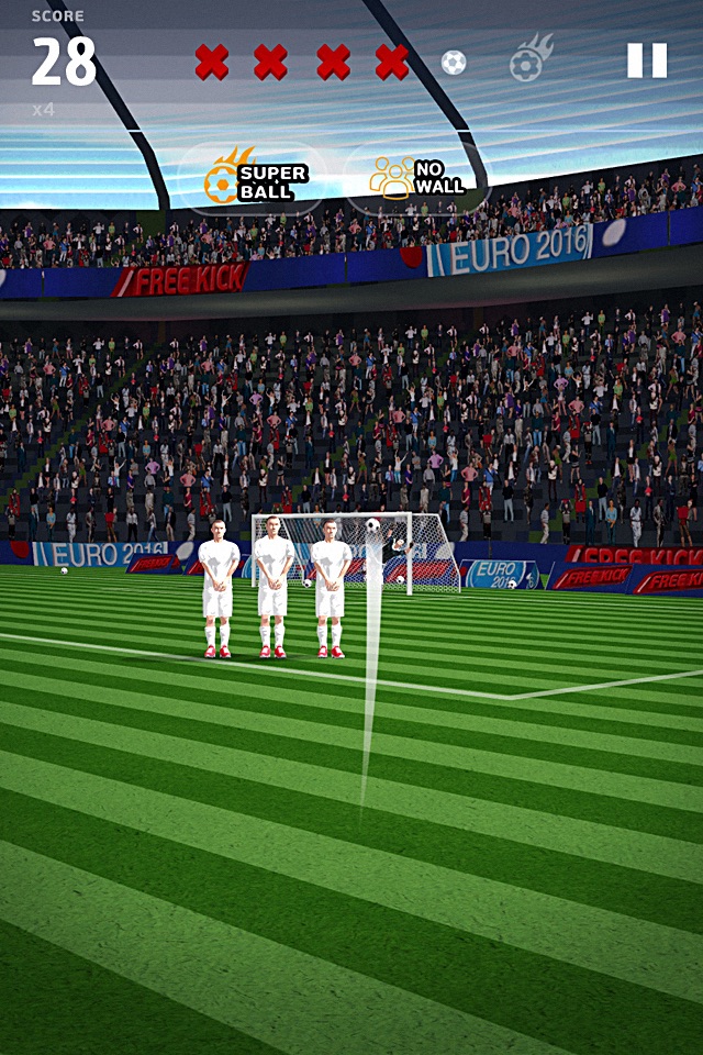 Free Kick - Euro 2016 Edition France screenshot 2