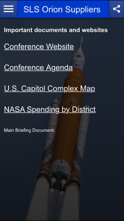 SLS Orion Suppliers