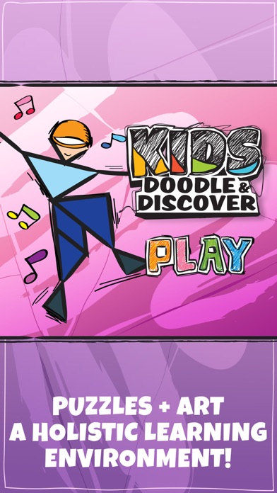 How to cancel & delete Kids Doodle & Discover: Dance, Tangram Math Puzzle from iphone & ipad 1