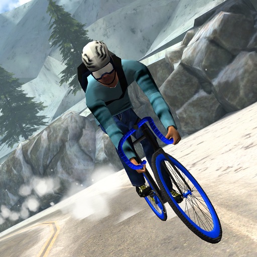 3D Winter Road Bike Racing - eXtreme Snow Mountain Downhill Race Simulator Game FREE Icon
