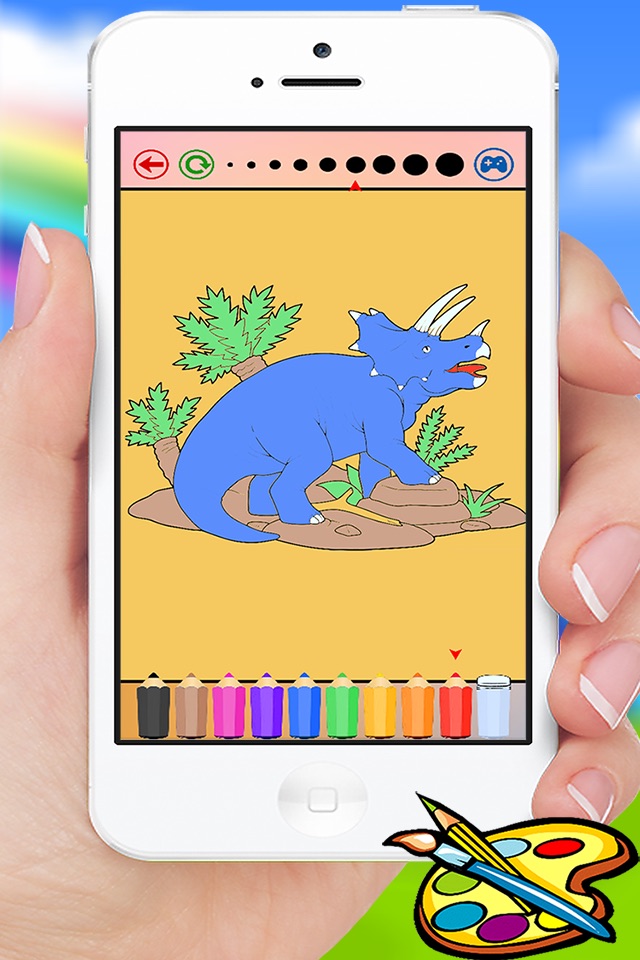 Dinosaur Coloring Book for Kids and kindergarten screenshot 3