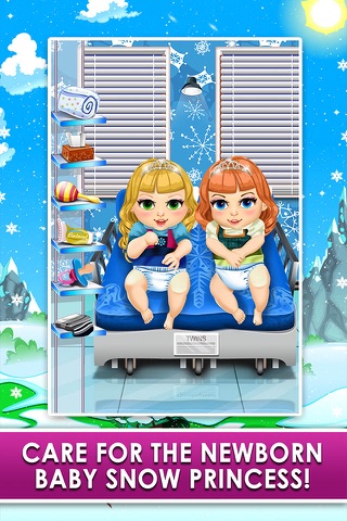 Frozen Mommy's Ice Baby Salon - beauty queen wedding spa & princess make-up games for kids! screenshot 2