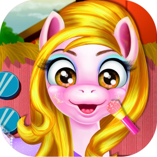 Pony Princess SPA Salon - Hair/Makeup/Dress up/Horse Icon