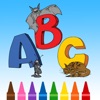 Icon ABC Alphabet Coloring Book for Preschool & Kindergarten