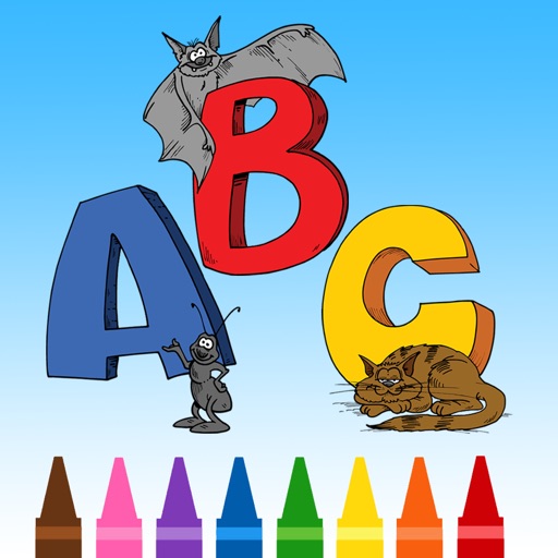 ABC Alphabet Coloring Book for Preschool & Kindergarten iOS App