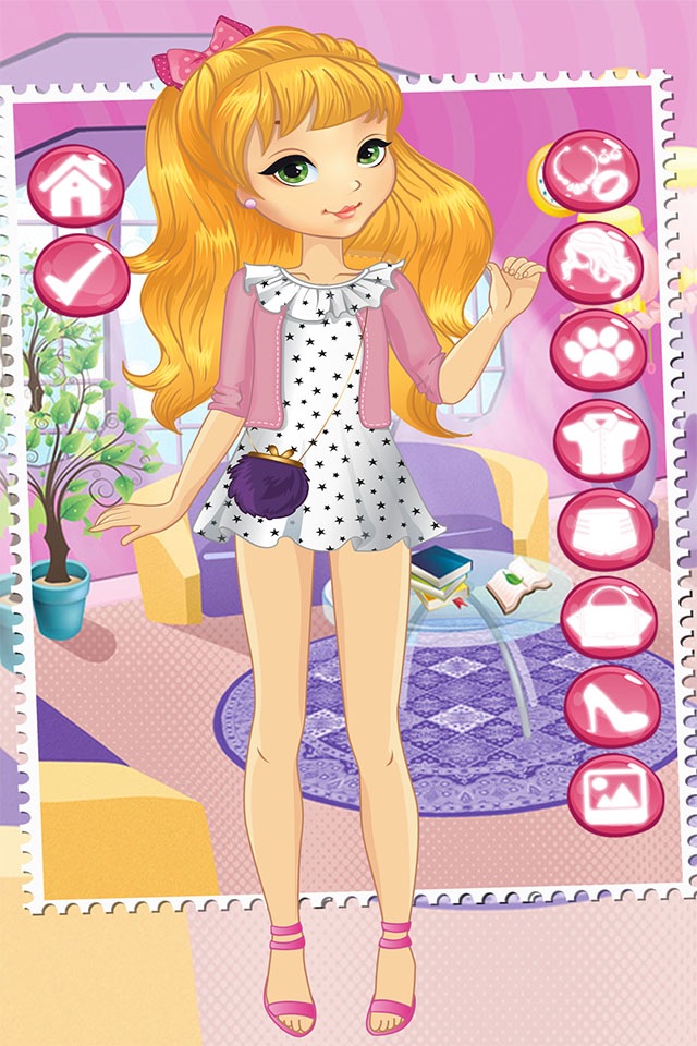 Dress Up Games for Girls & Kids Free - Fun Beauty Salon with fashion makeover make up wedding And princess . screenshot 3