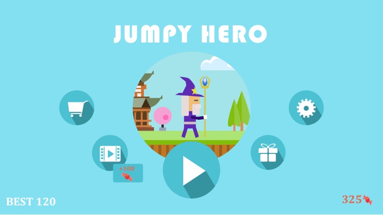 Jumpy Hero - Endless Retro Adventure and Running Hopper