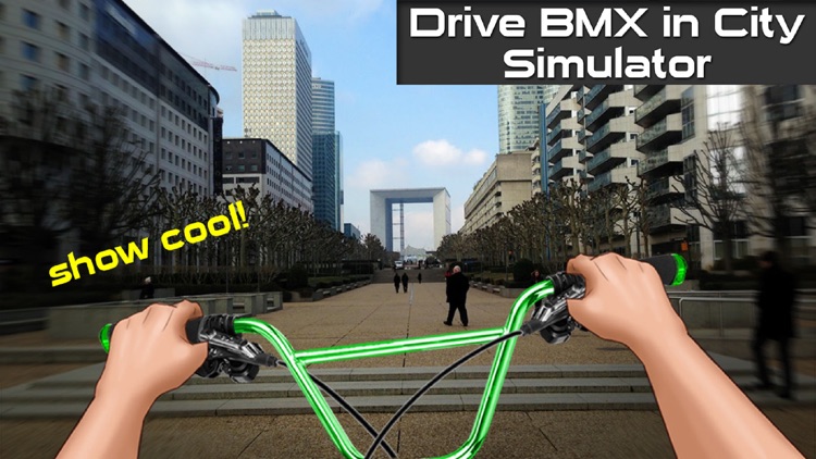 Drive BMX in City Simulator