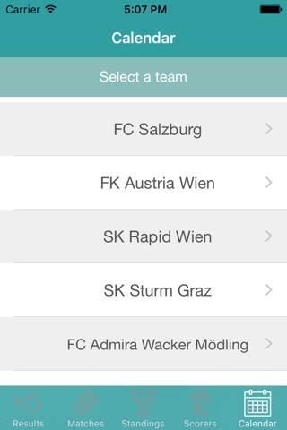 InfoLeague Austrian Bundesliga screenshot 3