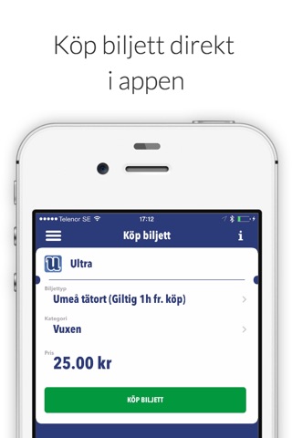 Ultra - Umeås lokaltrafik screenshot 3