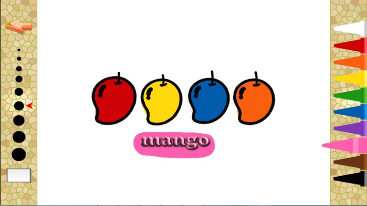 Vocabulary fruit Coloring Book screenshot-4