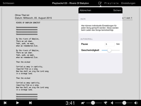 Playbacks123 MP3 Player screenshot 3