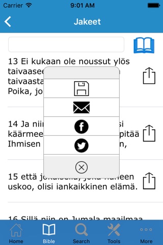 Raamattu (Bible in Finnish) screenshot 3