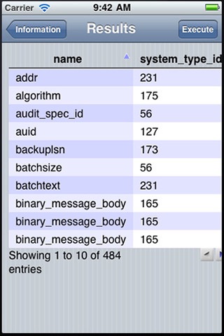 SQL Mobile screenshot 4