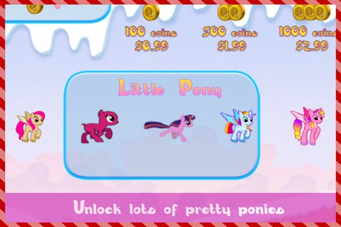 Pony World Rush - A Fun Little Equestria Dash For Girls FREE screenshot 2