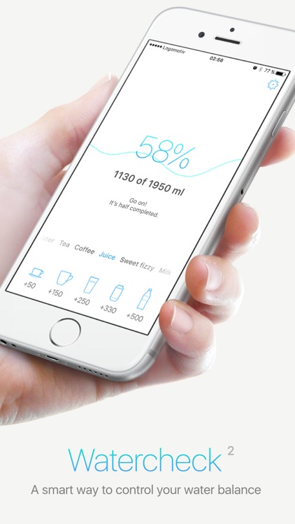 Watercheck – smart water balance tracker! screenshot-0
