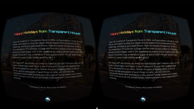 Transparent House Happy VR: Celebrate the Holidays in Immers(圖3)-速報App