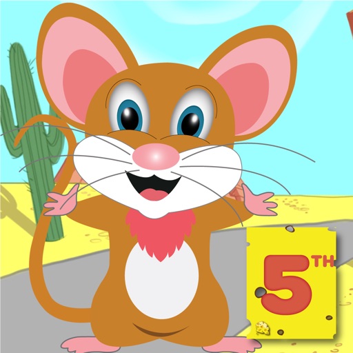 5th Grade Math Gonzales Mouse Brain Fun Flash Cards Games icon