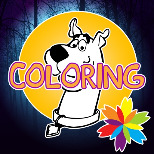 Coloring For Kids Inside Office For Scooby and friends Edition iOS App