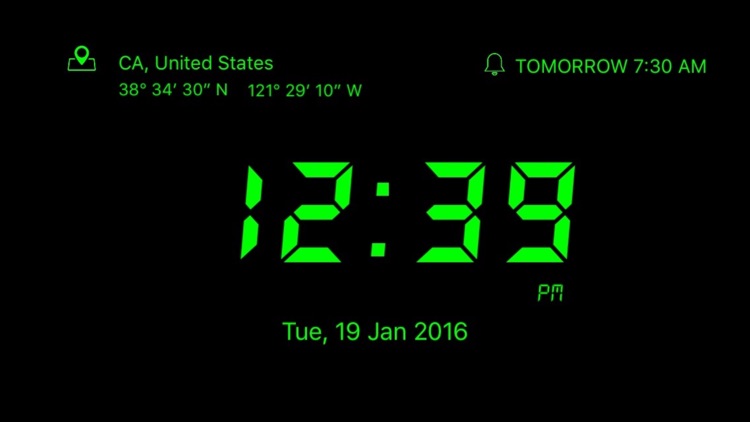 Ticking Digital Clock