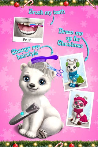 Christmas Animal Hair Salon - No Ads screenshot 2