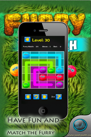 Hairy Mons - FREE Cloro Match Connect Puzzle Pipe Fun Game screenshot 2