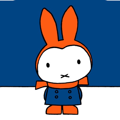 Miffy in snow icon