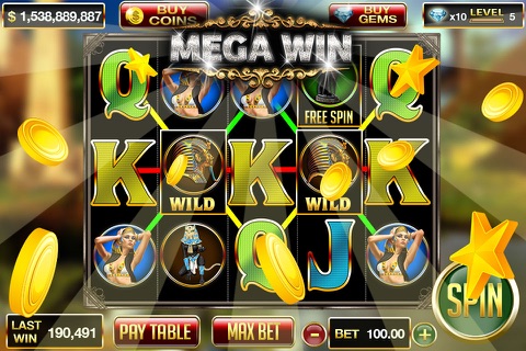 Slots: Pharaoh's Gold - Vegas Themed Casino Slots Free screenshot 4