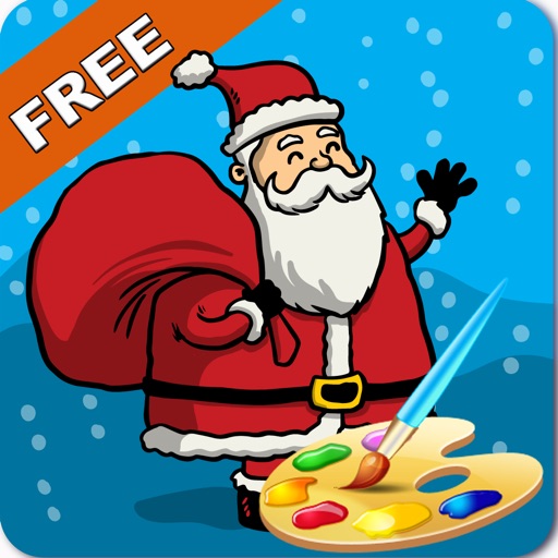 Free Christmas Coloring Books iOS App