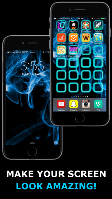 Glow Backgrounds - Customize your Home Screen Wallpaper Screenshot 1