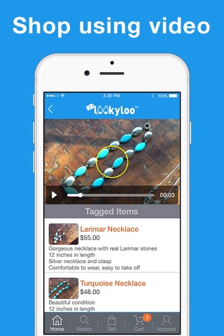 LookyLoo App - Buy and Sell Using Video screenshot 2