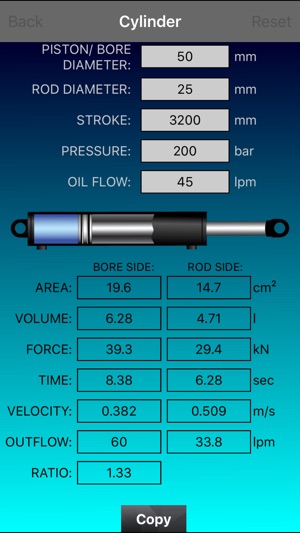 Hydraulic Cylinder Calculator Free(圖3)-速報App