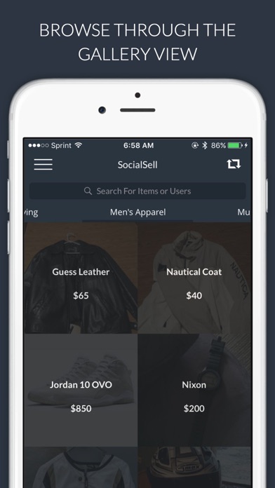 SocialSell - Buy and Sell Used and New Items Locally, Shop Deals Near You Screenshot 1