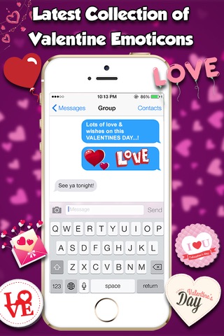 Valentine's Day Emojis & Stickers screenshot 4