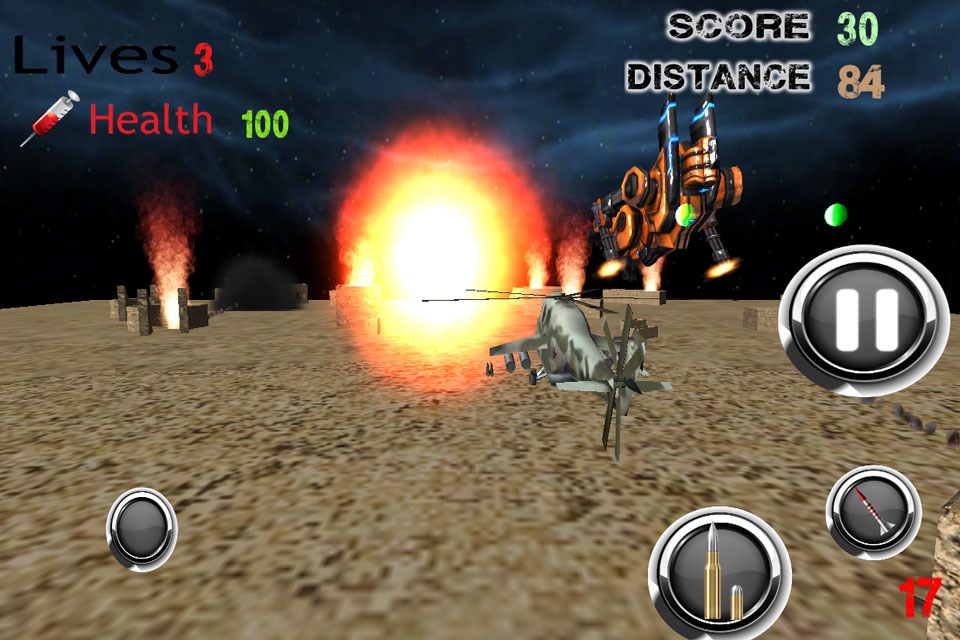 Airwolf Chopper Robot Rage - Iron Giant Super Bot Heli Attack 3D screenshot 4