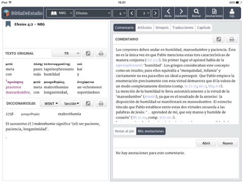 BibliaDeEstudio screenshot 2