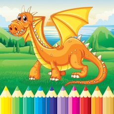 Activities of Dragon Dinosaur Coloring Book - Drawing for kids free games