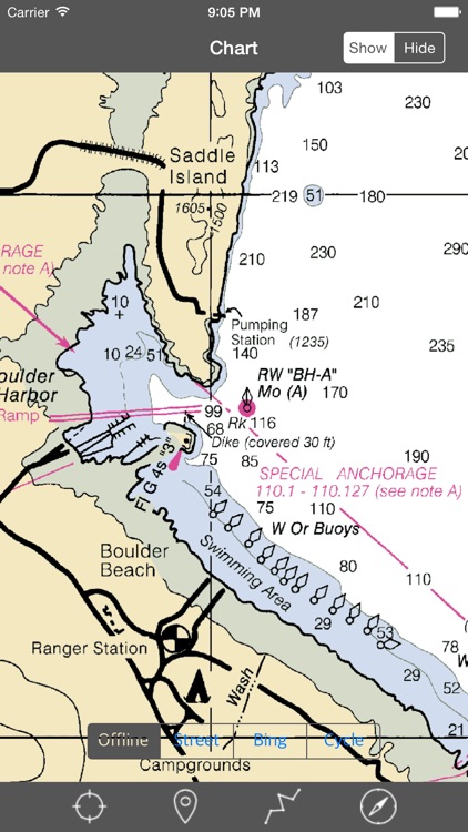 Lake Mead (Las Vegas) - Raster Nautical Charts
