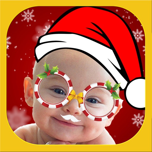 Christmas Photo Booth-Santa Stickers icon