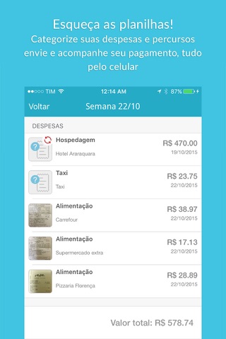 VExpenses Gestão de Despesa screenshot 2