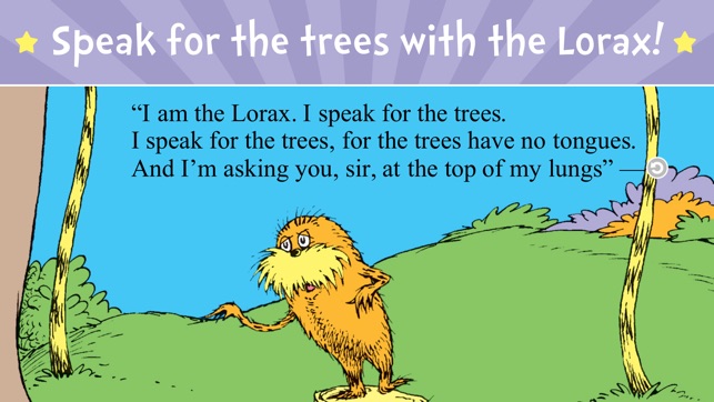 the lorax by dr seuss on the app store