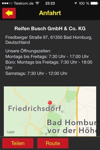 Reifen Busch screenshot 2
