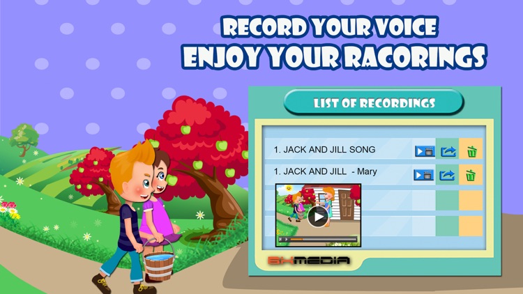 Jack and Jill - nursery rhyme animation song for kids