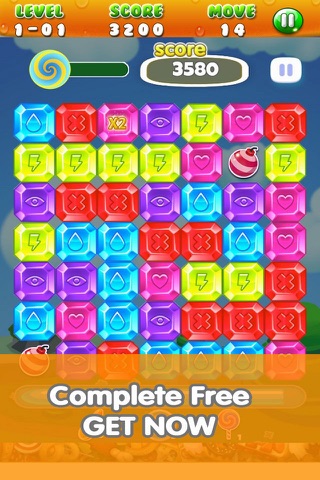 Pop Jewel Mania-Shining Splash screenshot 2